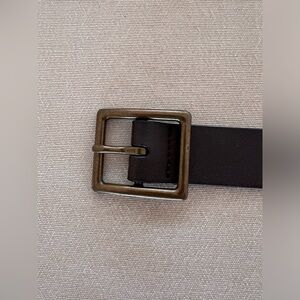 Leather dark brown belt
